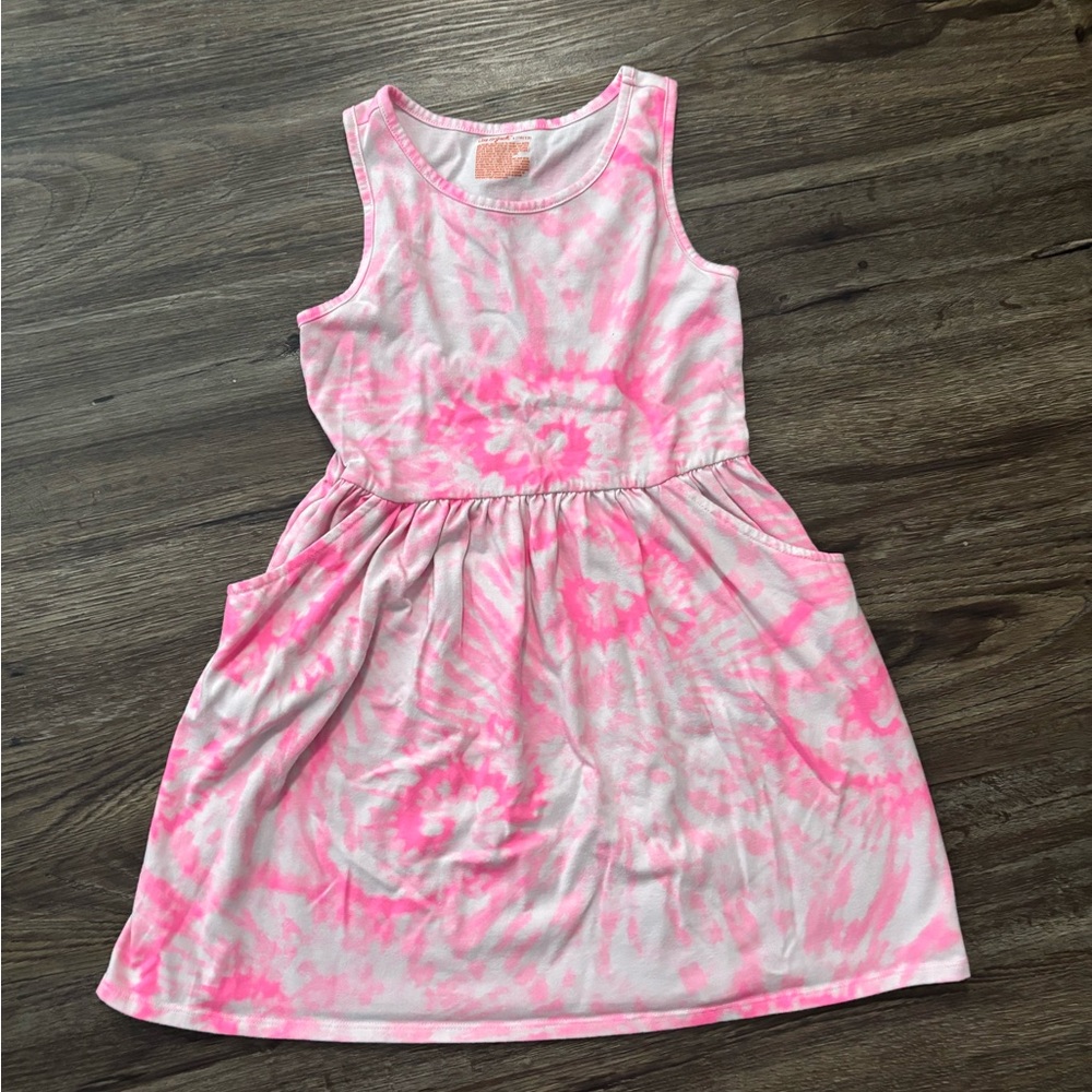 Cat & Jack Pink Tie-Dye Dress